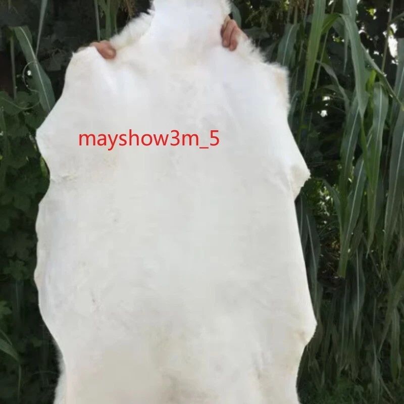 NOVO Tapete QUAD de Pele de Carneiro Natural Marfim Cabeceira de Ovelha Área de Arremesso de Pele Real Rur - Imagem 4 de 4