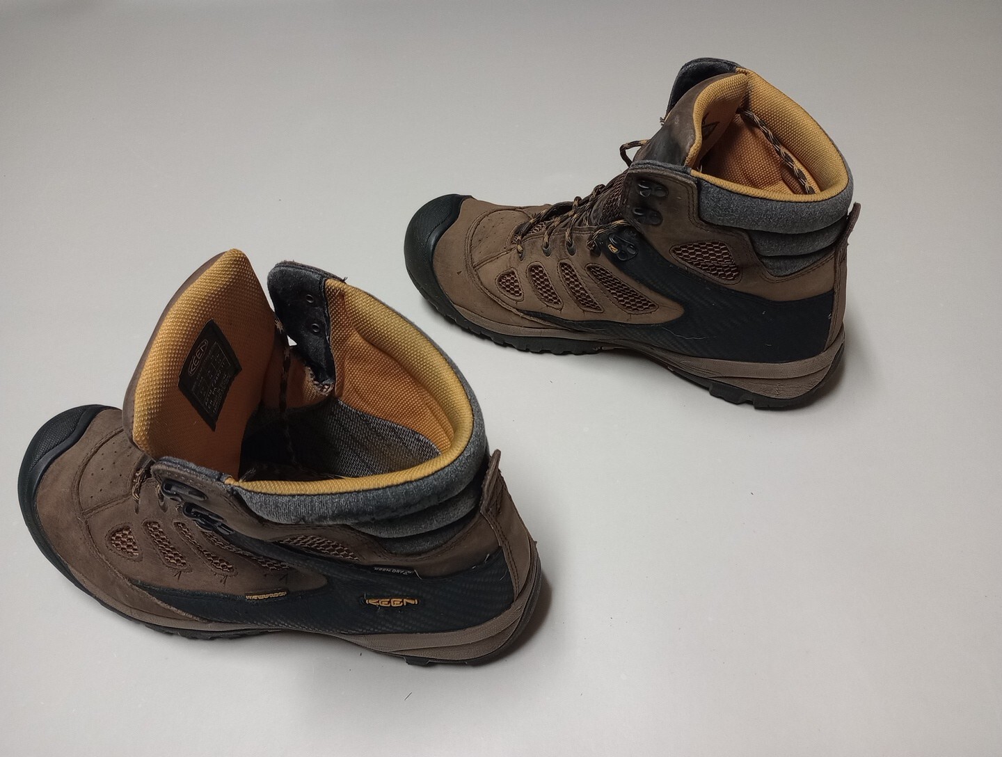 Keen Targhee II scarponi bassi da trekking uomo taglia 15 pelle impermeabili 1009181D