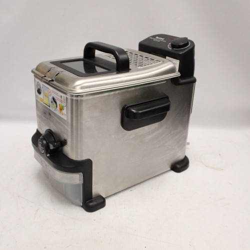 TEFAL Serie F49B Oleoclean Compact Deep Fat Fryer, 2 Litre Silver