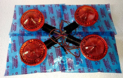 Clignotants Arrière Ambre Chromé Pour Honda - Compatible Magna, Shadow, Steed, VTX