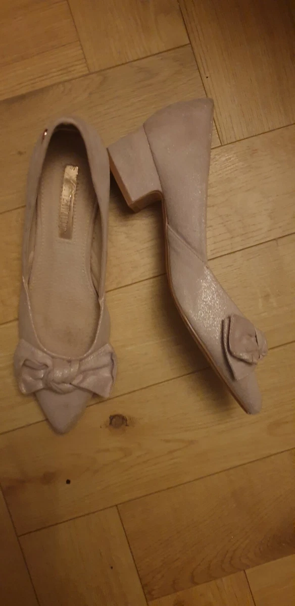 Fran bow store court shoe