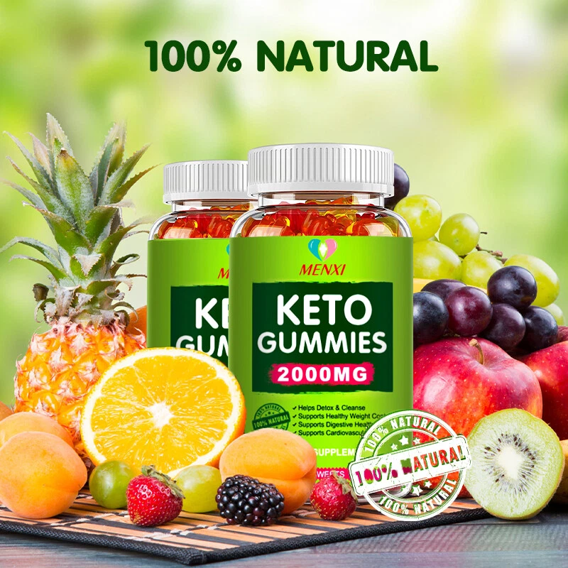 3 Packs Keto Diet Gummies Advanced Ketone 2000mg Weight Loss Burn Fat Supplement - Image 2 of 4