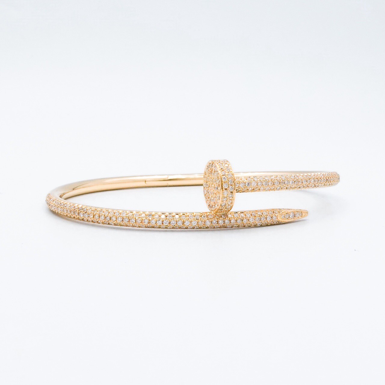 Cartier Juste un Clou 19 Diamond Bracelet in Yellow Gold for Men