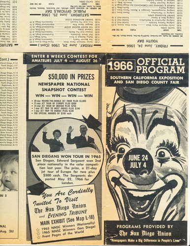 PROGRAMA DE COLECCIÓN Y BOLETO DE CIRCO KING BROS 1966 EXPOSICIÓN FERIA DEL CONDADO DE SAN DIEGO - Imagen 4 de 9