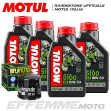 Tagliando DUCATI Monster 695 2006 2007 2008 (4 MOTUL 5100 10W50 + Filtro olio)