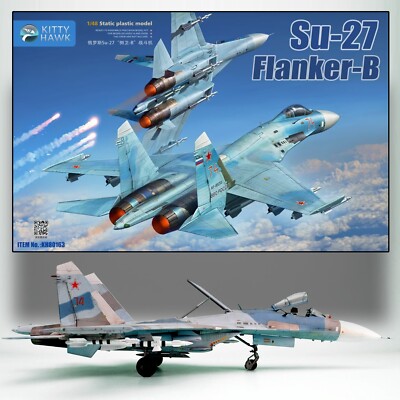 KITTY HAWK KH80163 1/48 SUKHOI SU-27 FLANKER-B MODEL KIT