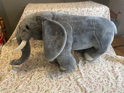 Melissa and Doug Plush Elephant Realistic Large Stuffed Animal