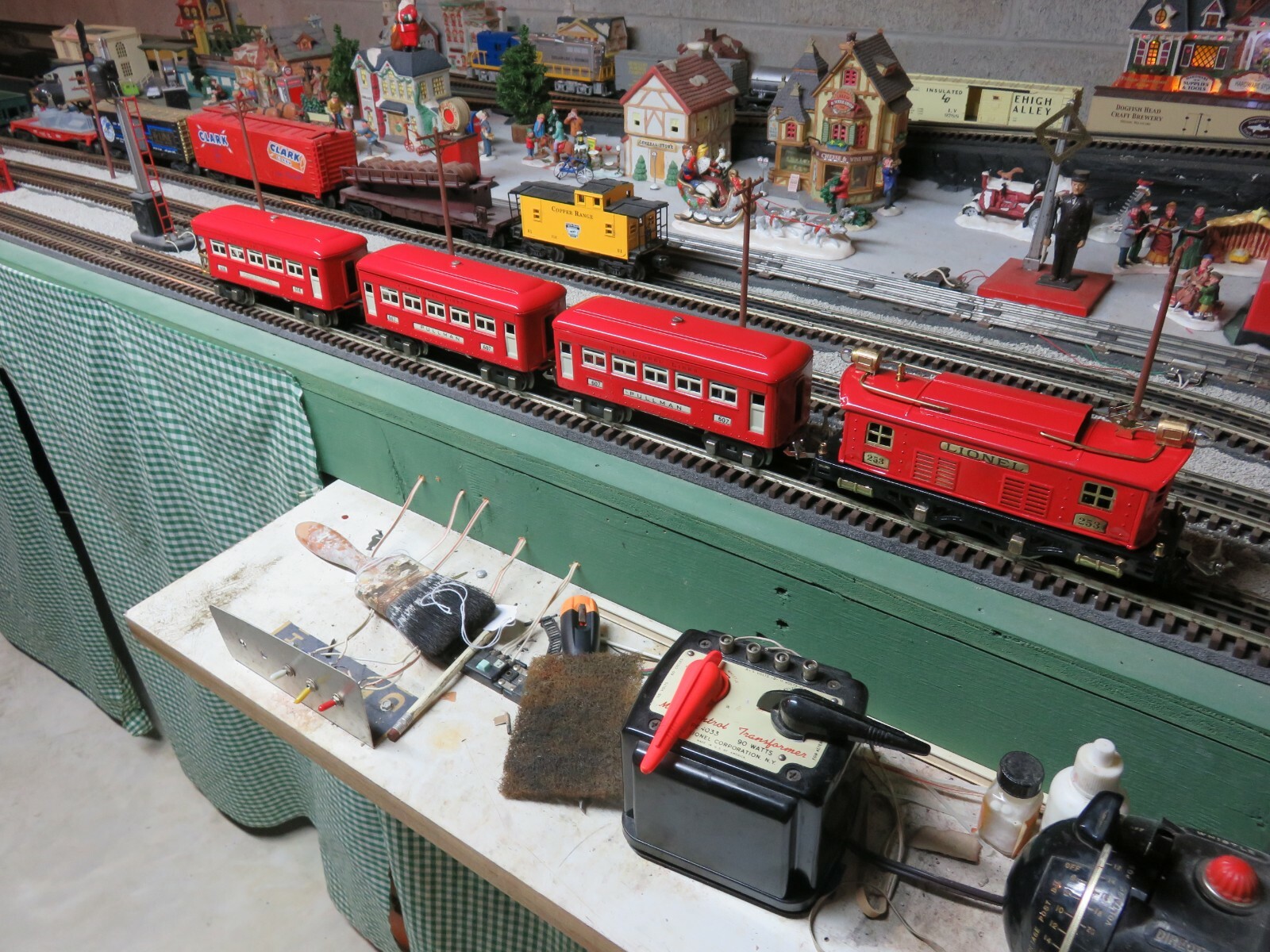 RESTORED LIONEL 296 RED SET 1931 RESTORED LIONEL 296 RED SET 1931