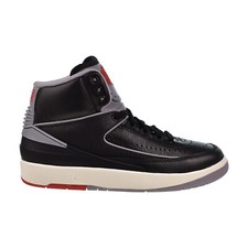 Air Jordan 2 Retro GS Big Kids' Shoes Black-Cement Grey DQ8562-001