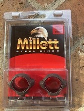 Millett Scope Rings SR00701 Turn in style 1" low matte black