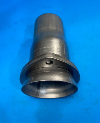 1 X 3'' Ball Header to 2.5'' ID Aluminized 3 Bolt Flange Socket Collector Reducer