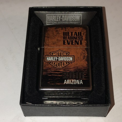 Harley Davidson Zippo Lighter Limited Edition 2016 Dealer Meeting Issued ARIZONA - Picture 6 of 11