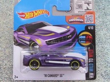 Hot Wheels 2016 #059/250 2010 chevy CAMARO SS purple HW Mild and Wild Case L