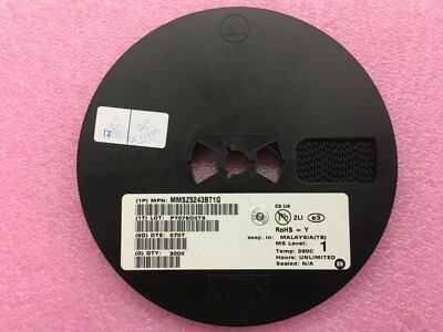(3,000 PIECE REEL) MMSZ5243BT1G, ON SEMI DIODE ZENER 13V 500MW SOD123 ROHS
