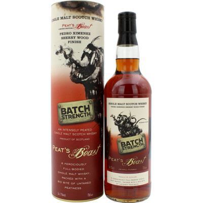 Peat s Beast Sherry Wood Finish Pedro Ximenez Cask Whisky 54,1% Vol. 700ml