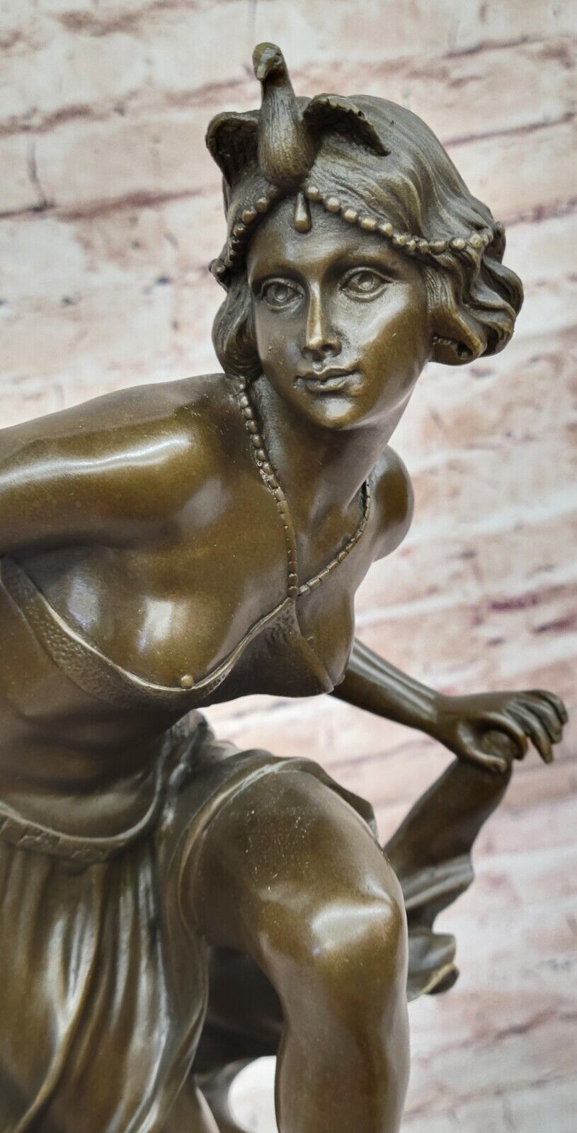 A GORY SPANISH GYPSY DANCER BRONZE SCULPTURE FIGURINE DECOR NOUVEAU