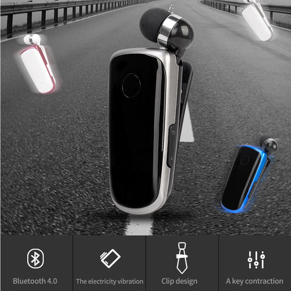 Bluetooth Headset Stereo Wireless Headphone Hands-free Call for Smart Phones - Image 2 of 4