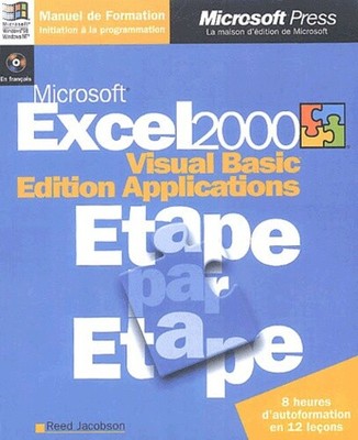 Microsoft excel 2000 visual basic edition applications - etape par etape - manue
