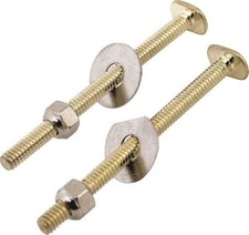 Toilet Bolt Set 1/4x3-1/2,No PMB-229, Worldwide Sourcing