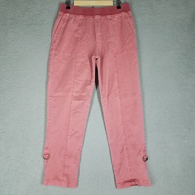 Soft Surroundings Medina Pants Women's Medium Pink Elastic Waist Stretch  Travel | eBay