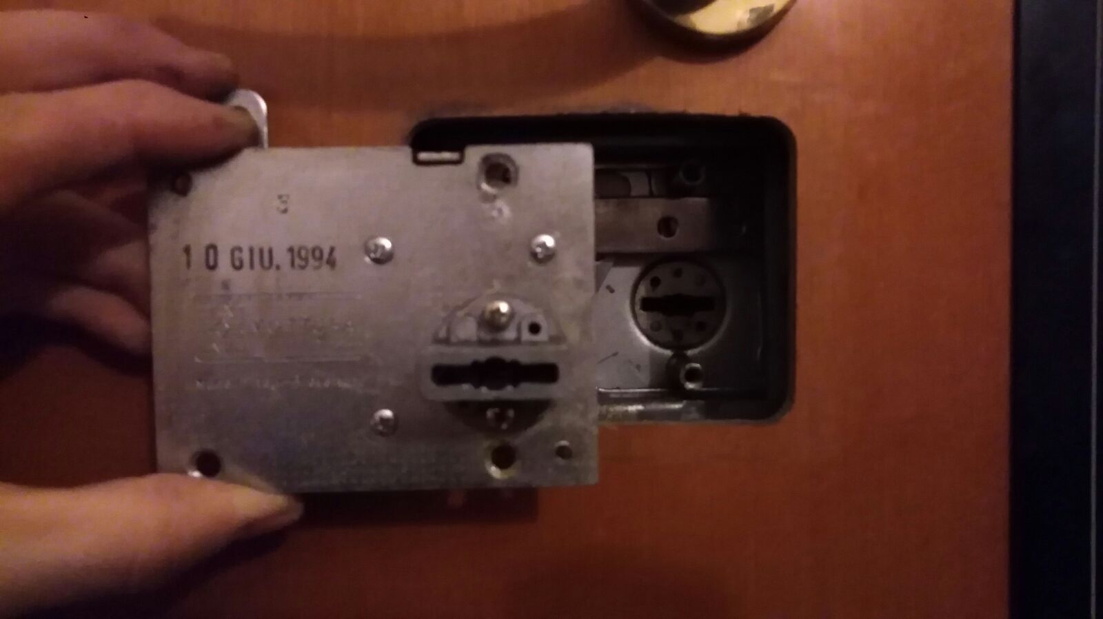 Nucleo Ferro Serratura Mottura 91057 Sinistro - Con 3 Chiavi, 40mm, Ricambio Originale - Foto 5