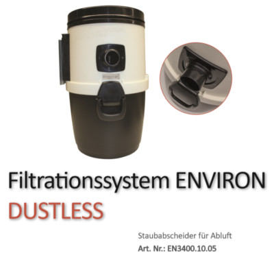 ENVIRON DUSTLESS Staubabscheider für Pelletssauganlage, Pelletssaugsystem