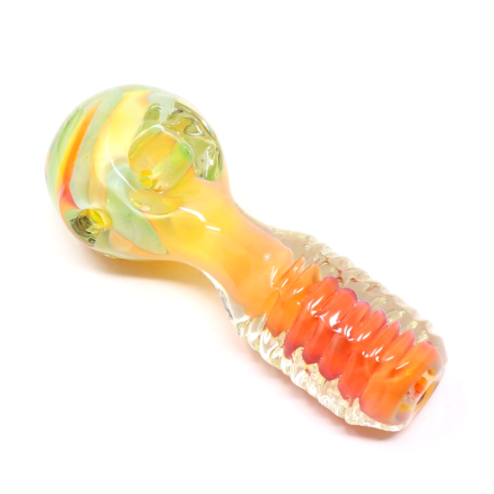 [Defective] Pumpkin Durable Thick Glass Tobacco Smoking Herb Hand Pipe BB-006