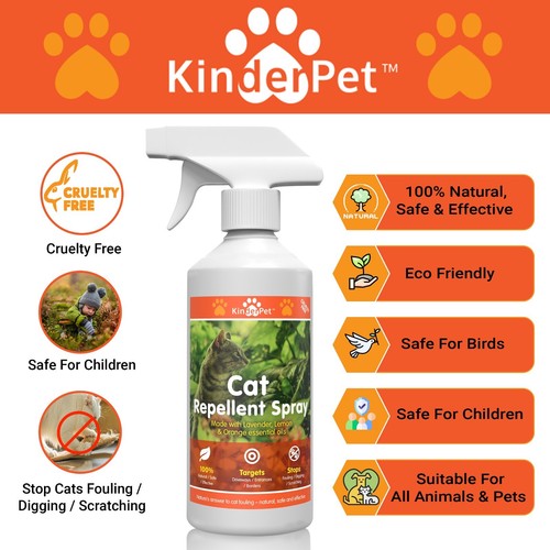 Eco Cat Repellent Spray Stop Cats Digging Pooping Fouling Urinating