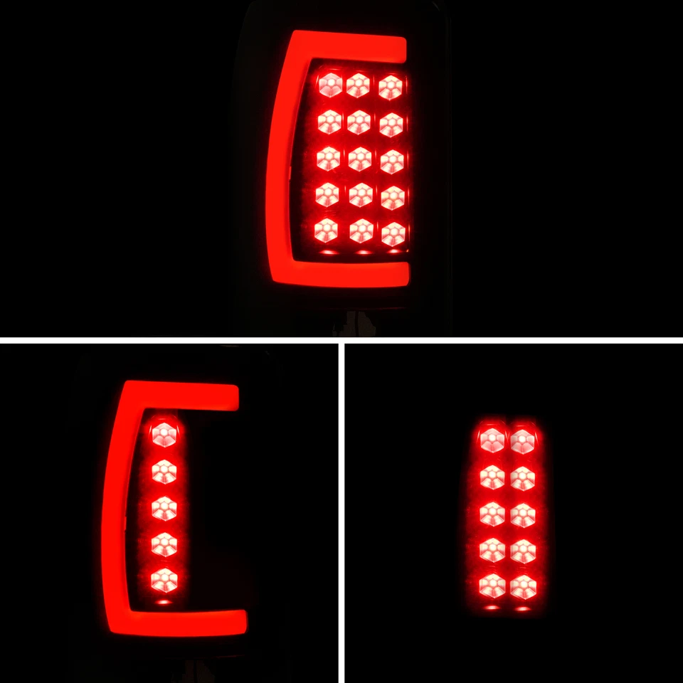 Luzes traseiras de tubo de LED preto fumaça Chevy Suburban Tahoe GMC Yukon 2000-2006 - Imagem 3 de 4