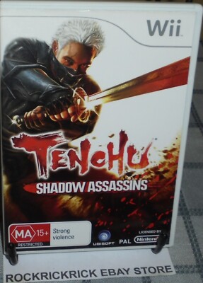 NINTENDO WII GAME TENCHU SHADOW ASSASSINS INCLUDES MANUAL PAL