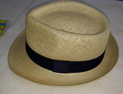 TEAFIRST Cappello Fedora Estivo Unisex In Paglia Trilby