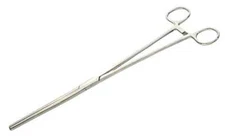 12" straight hemostat forceps locking clamps stainless steel surgical instrument
