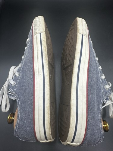 Converse All Star Unisex Blue Denim Stone Wash Low Top Sneaker / Schuhe - UK 7 - Bild 18 von 23