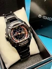 CASIO VINTAGE G-SHOCK  G-521BD-4AV 2006 Cockpit Black IP Boxed Steel Bracelet
