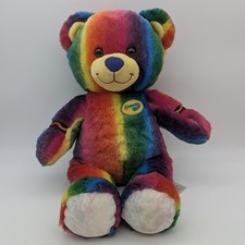Build A Bear Crayola Collab Bear - Rainbow Color