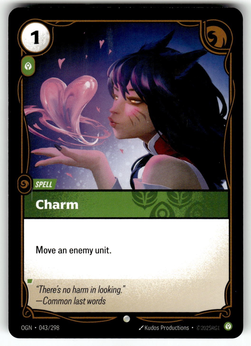 2025 League of Legends - Origins Card OGN-043 C Charm
