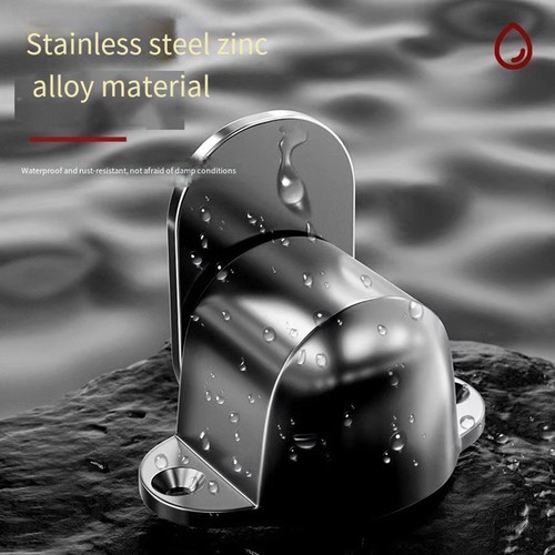 Strong Magnetic Door Stopper Zinc Alloy Wall Mount Easy Install for Doors - Afbeelding 5 van 12