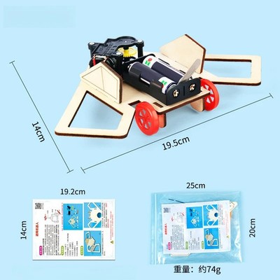 DIY Roboterauto Hindernisvermeidung Lernspiel Konstruktion Holz Plastik Metall