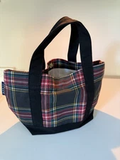 J Crew Mini Tote Bag Plaid Tartan NWT New Purse Handbag