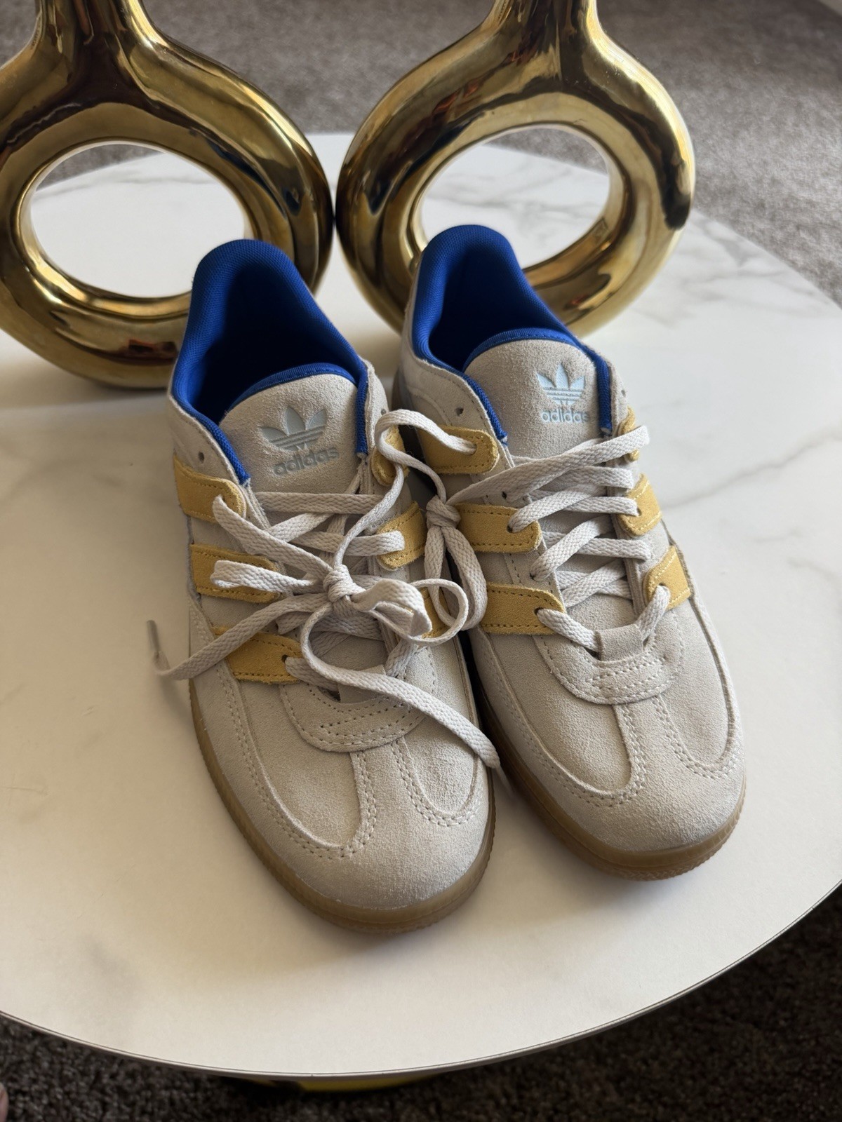 Beige Yellow Blue Men's