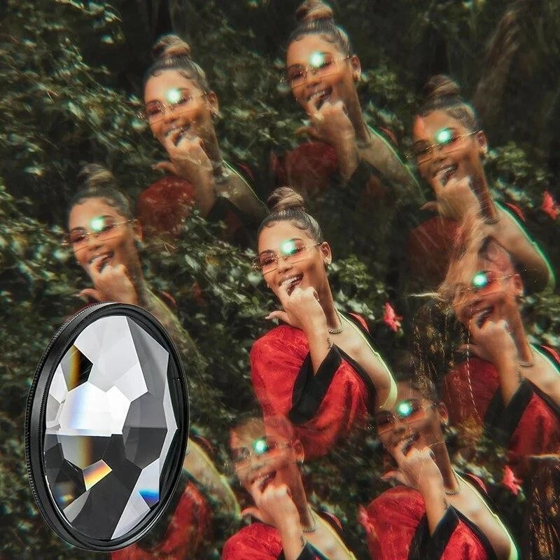 Prism Filter Kaleidoscope FX Split Diopter Special Effects Photography Lens 77mm - Image 2 of 4