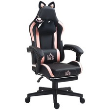 HOMCOM Racing Gaming Chair Reclining Faux Leather Computer Chair Refurbished
