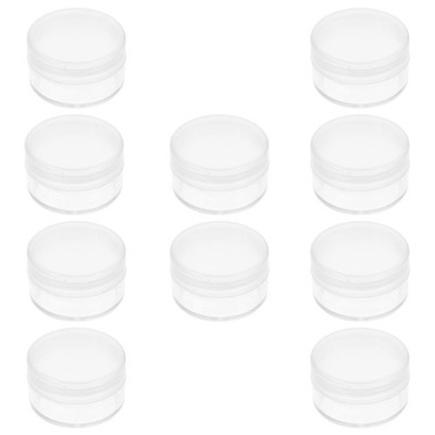 Hemobllo Watch Parts Storage Box - 10 Pcs 3.5X2CM, Transparent 
