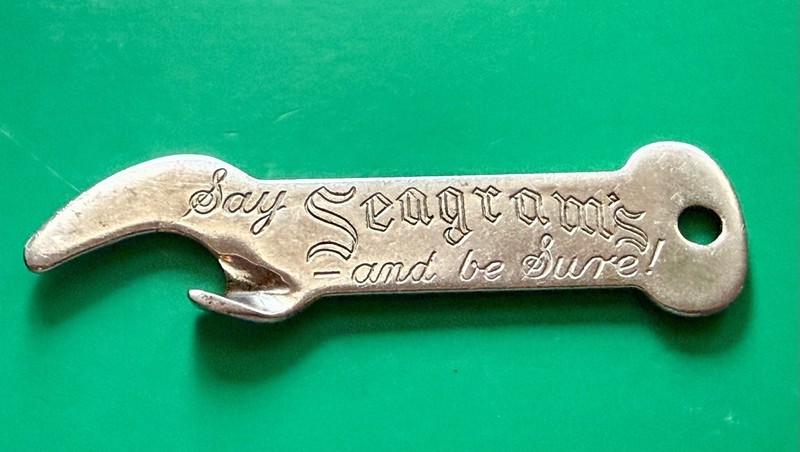 Vintage Seagrams Bottle Opener