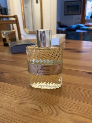 Eau Sauvage Christian Dior 100ml Eau de Toilette Splash ! Batch 0M01 Vintage !