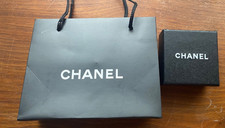 Chanel Jewelry Box Size .2.5''x2.5''x1.8'' & Shopping Bag Empty