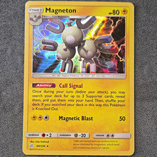 Pokemon Card - Magneton 69/236 Cosmic Eclipse Holo NEAR MINT