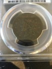 1838 large cent cornet pcgs xf detail env damage — photo 2
