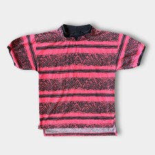 Vintage Body Rags Pink Black Surf T-Shirt Medium 12-14