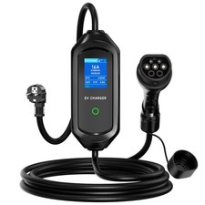 Colonnina Ricarica Auto Elettrica 3.6kw 5m 6-16a Cavo Ricarica Auto Elettrica - Miniatura 1